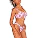 Produktbild GreatestPAK Aushöhlen Jumpsuit Frauen Damen Push-Up gepolsterte BH Beach Bikini Set One Piece Bademode Schwarz L