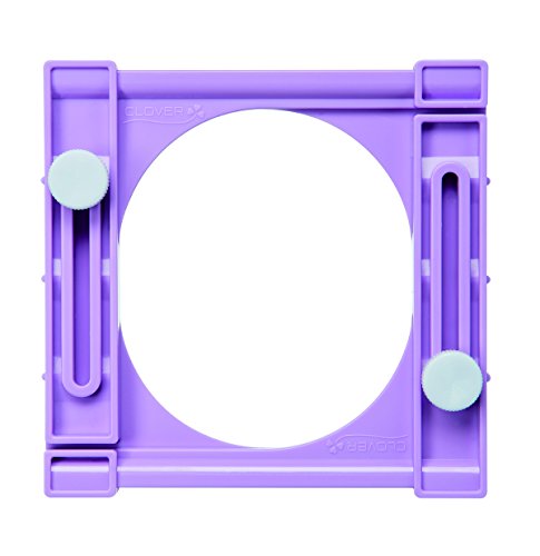 Clover 9940 Clover Quastenwickler Bastelschablone, kunststoff, klein, 22 x 14,5 x 2 cm, violett - 2
