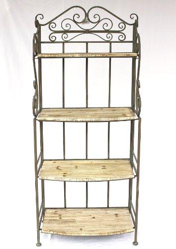 DanDiBo Regal „Malega“ 12060 aus Metall und Holz 150 cm Bücherregal Badregal Küchenregal - 4