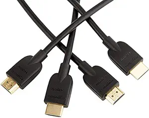 AmazonBasics 3-Feet High-Speed HDMI 2.0 Cable, Pack of 3