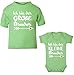 Produktbild Ich bin der Big Brother T - Shirt und ich bin der Little Brother baby body HELLGRÜN-Kind-Geschenk -Set