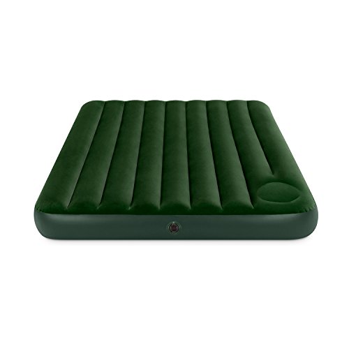 Intex 66929 Luftbett Downy „Green“ Queen mit Fußpumpe, 152 x 203 x 22 cm - 2