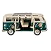 Produktbild Metall Modellauto VW-Bus T1 1962 Flower Power 3 Farben zur Auswahl, Farbe:grün
