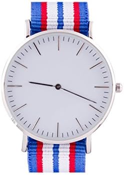 Le Maritime Blanc by Plain Watches Minimalist and Stylish, Elegant Watch – Sporty Watch with Nylon Strap – Modern Quartz Clock