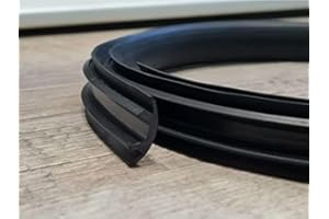 Paire de bandes en caoutchouc Thule Wingbar Evo & Evo Edge (Thule 52989) - 2 bandes de 150 cm incluses - Remplacement exact - Noir