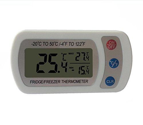 Preisvergleich Produktbild NSHK Kühlschrank Thermometer & hochpräzise elektronische Thermometer wasserdicht Thermometer Desktop und vertikale Kühlschrank Thermometer