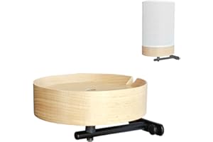EMAQUIN Wall Mount Bracket for Sonos Era 100 Speaker (Real Wood,Cable Management,Enduring Paint Finish,Compatible with Sonos Era 100,Single pc,Natural Colour)