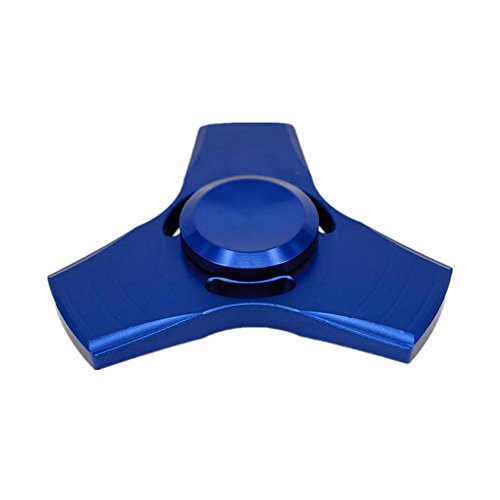 Tonsee Hand Spinner Fidget Copper Ball Desk Focus Toy (Blue)