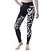 Produktbild AHAYAKU Damen Schnell trocknend Enge Stretch Fitness Yoga Hose mit hoher Taille
