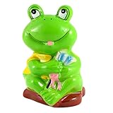 Hucha de Cerámica Rana (14.5x10.5x9.5 cm) con tapón