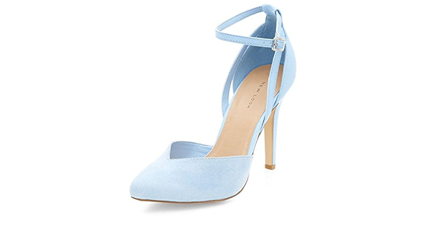 navy ankle strap heels