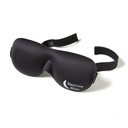 Schlafmaske Geformte & Bequeme Augenmaske & Ohrstöpsel Set. Inklusive Tragebeutel für und Ohrstöpsel – Super zum Verreisen, Schichtarbeit & Meditation - 3