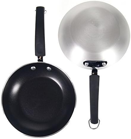 2pk Teflon 8 Tramontina Saute Pans Heavy Gauge Non Stick Aluminum Silicone Grip by Tramotina