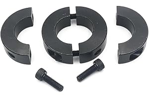 Oniissy Bague de serrage pour arbre de protection, double fente, 10 mm à 40 mm, design en acier inoxydable, anneaux de fixation (40 mm)