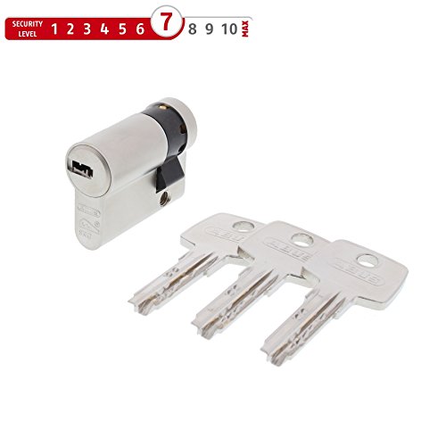 Preisvergleich Produktbild ABUS Profilzylinder Zylinderschloss als Halbzylinder gleichschließend EC550 mit 3 Schlüssel inkl. ToniTec® CodeCard Größe 10 40 mm