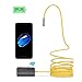 Produktbild depstech WiFi Endoskop Upgrade Halbsteifen Borescope 1800mAh Brennweite: 3CM-8CM HD Inspektionskamera für Android und IOS Smartphone/iPhone/Samsung/Tablet - Gelb (16.5 ft / 5M)