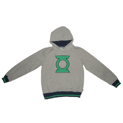LIMITED EDITION: DC COMICS JUSTICE LEAGUE Boys Green Lantern Pullover Hoodie Sweatshirt Jacket (Size: 16)