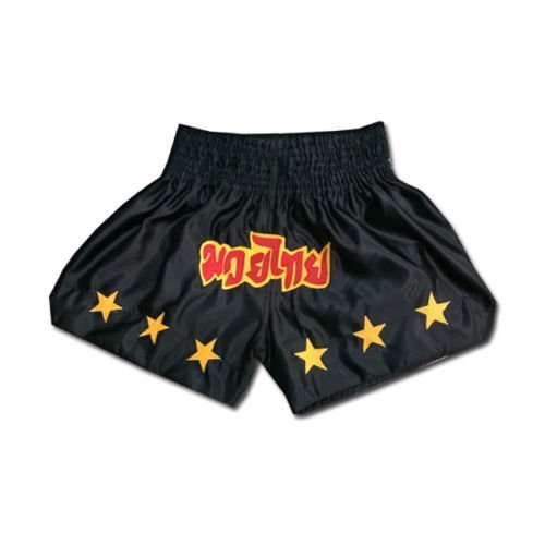MUAY KICK THAI BOXING SHORTS / BLACK (XL)