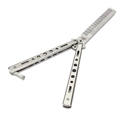 Bartpracht Butterfly Kamm zur Bartpflege, Butterfly Messer - 2