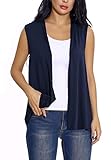 leichte sommer westen damen Perfekt abgestimmt auf Jeans, Leggings, Rock oder Shorts, auch als Unterhemd mit Tanktop oder Unterhemd.
