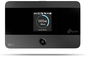 TP-Link M7350 MiFi, bärbar resa Wi-Fi, SD-kortplats, olåst mobil Wi-Fi-hotspot, 8 timmars långvarigt batteri, 3 års garanti (Easy tpMiFi App Management)