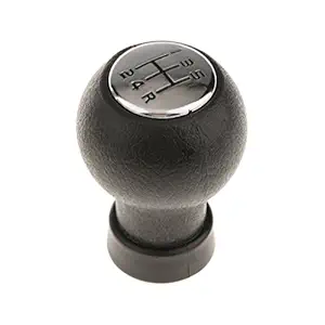 Uniqon Rubber 5 Speed Manual Gear Knob Shifter Handball Head for Maruti Suzuki Swift and Swift Dzire Cars Auto Accessories (Black Finish)