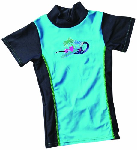 Splash About Kids UV Sun Protection Rash Top - Turquoise, 4-6 Years