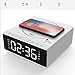 Produktbild FENGFENGGUO Bluetooth-Lautsprecher, Smartphone Wireless Charging Wecker Clock Audio Geschenk Mode-Ideen,White
