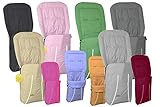 Asmi Microfaser Sommerfußsack Duo Berlin mit 7 Gurtschlitzen und Reflektorstreifen - 2
