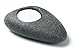 Produktbild Nuance 461591 Teelichthalter Lightstones, Stein Schwarz, 25 x 25 x 8 cm