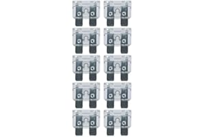 baytronic Standard Flachstecksicherung Kfz-Sicherung (10 Stück 25 A weiß)