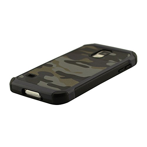 Samsung Galaxy S5 i9600 Funda Carcasa Color de Camuflaje  Samsung Galaxy S5 i9600 Case Cover  Duro Plastico Anti-colisi  n anti-ara  azos anti-polvo Doble capa Dise  o