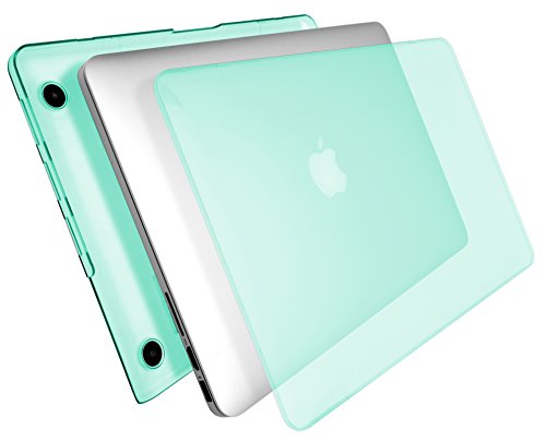 MyGadget H  lle Crystal Clear Case - f  r Apple MacBook Air 13   ab Mitte 2011  A1466 A1369 - Schutzh  lle Plastik Cover Hartschalen Tasche in T  rkis