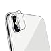 Produktbild Upxiang Gehärtetes Kameraobjektiv Glasschutzfolie, Für iPhone X 9H Zurück Kameraalinse gehärtete Glas Film 3D Schutzhülle (Silber)