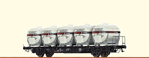 Preisvergleich Produktbild Brawa 49121 Behältertragwagen Lbs 589 der DB, mit Ddikr603 „Texaco”