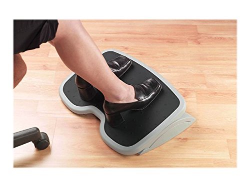 Kensington 56145 SoleMate – Adjustable Ergonomic Footrest, Improves Posture and Relieves Sciatica and Other Orthopedic Problems, Grey/Black