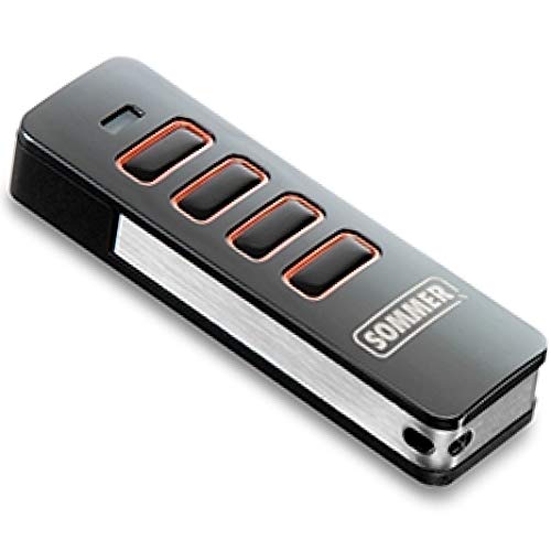 Sommer 4019V000 Pearl Vibe Handsender 868,95MHz, Schwarz/rot