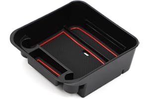 Dreamseek Center Console Organiser Compatible with Land Rover Discovery 4 2010 2011 2012 2013 2014 2015 2016 Interior Armrest Storage Box Holder Tray