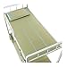 Produktbild AGLZWY Strohmatte Teppiche Kühlmatte Single Klimaanlage Matte Atmungsaktiv Zusammenklappbar Glatt Leicht Zu Tragen Schlafzimmer Student Einzelbett85x192cm (Color : Green, Size : 85x192cm)