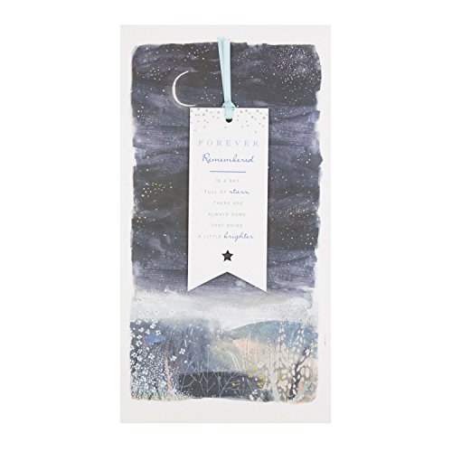 Preisvergleich Produktbild Hallmark 25490682 "Medium Forever Remembered" Trauerkarte