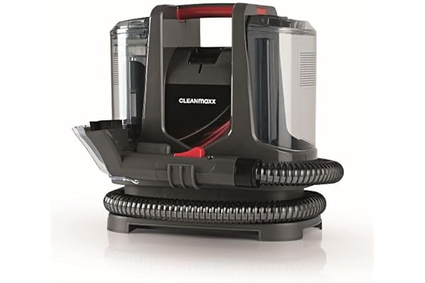 CLEANmaxx Aspirateur de lavage, nettoyeur de tapis, nettoyeur de coussins | Pour les coussins de voiture et de canapé etc. | Aspirateur humide pour vaporiser, nettoyer, aspirer | Accessoires inclus