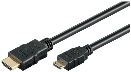 Wentronic HDMI High Speed Kabel mit Ethernet (HDMI A-Stecker auf HDMI C-Stecker) 2 m