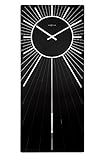 Die NeXtime Wanduhr HEAVENLY ist eine der hochwertigsten Designuhren in der Kollektion. Mit dem Pendel bietet es einen stylischen Blickfang in Wohnzimmer, Esszimmer, Büro und Küche.