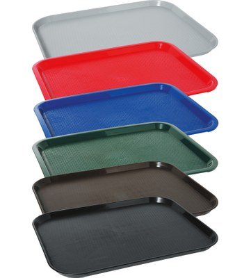 HENDI Plateau fastfood polypropylène 350x450mm (GRIS)