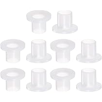 QUARKZMAN 20 Stück Nylon Flanschbuchsen - Gleitlager 8mm Innendurchmesser Für Industrie