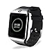 Produktbild Fitnesstracker, EasySMX LG118 Bluetooth Smartwatch mit Kamera Alle in 1 Uhr für iPhone, Android Samsung Galaxy Note, Nexus, HTC, Sony (Silber)