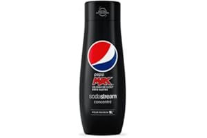 SodaStream Sirup Pepsi Zero Zucker – 1x Flasche ergibt 9 Liter Fertiggetränk, Sekundenschnell zubereitet und immer frisch, Co
