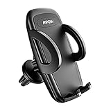 Protección completa: hay cojines de esponja en este soporte de movil para coche para un ajuste seguro y sin temblores para su teléfono celular; las patas de sujeción plegables permiten una carga sin problemas para su teléfono celular