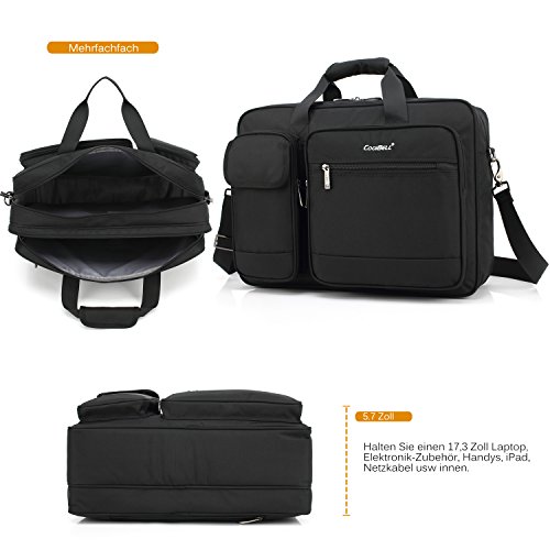 CoolBELL 17 3 Zoll Laptop Aktentasche sch  tzend Messenger Bag Nylon Schultertasche Multifunktional Henkeltasche Laptop   Ultrabook   Tablet   Macbook