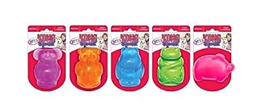 KONG Squeezz Jels Jouets Interactifs pour Chiens L- Coloris aléatoire